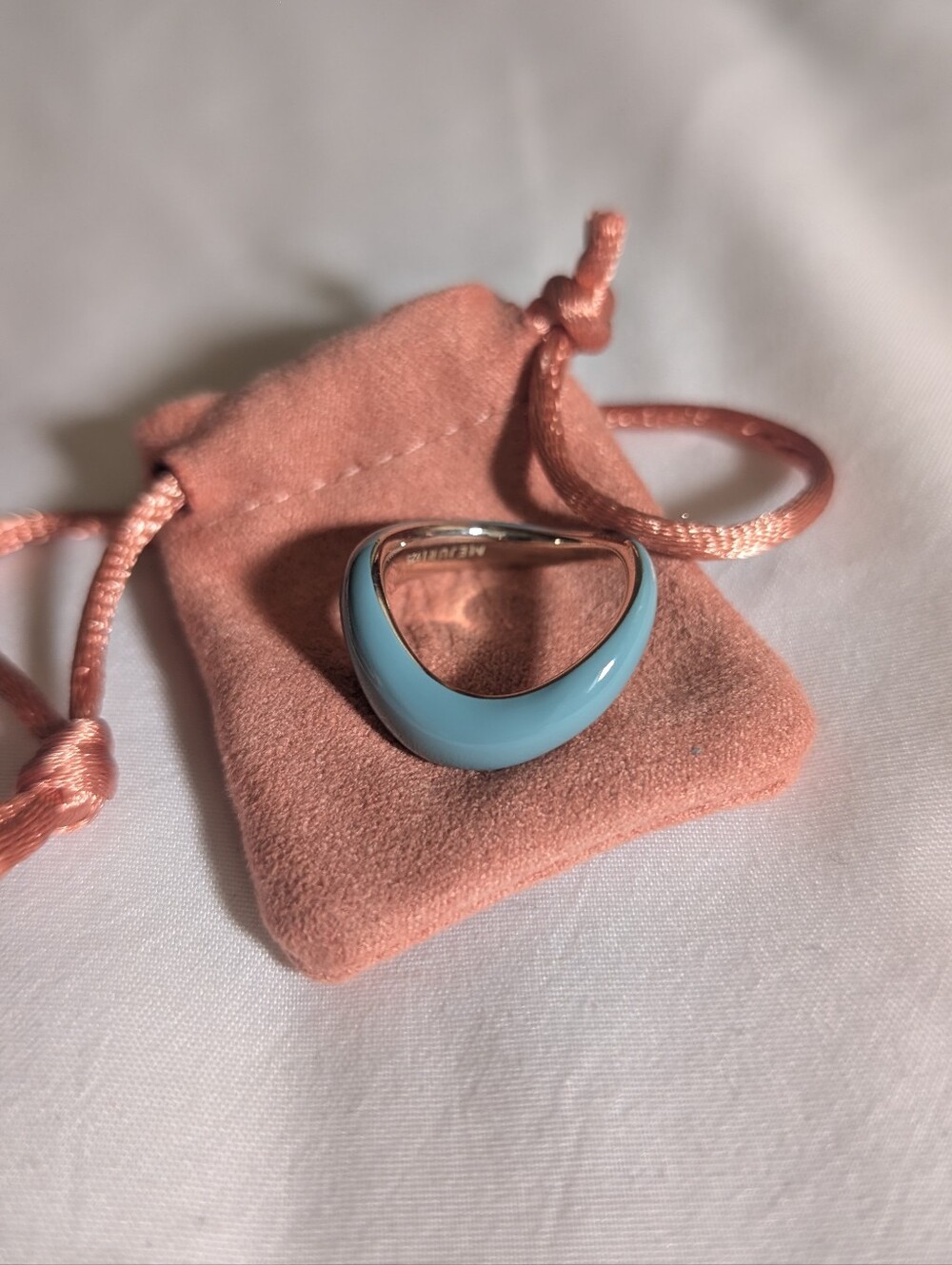 Mejuri Dome Enamel Ring Size 6
